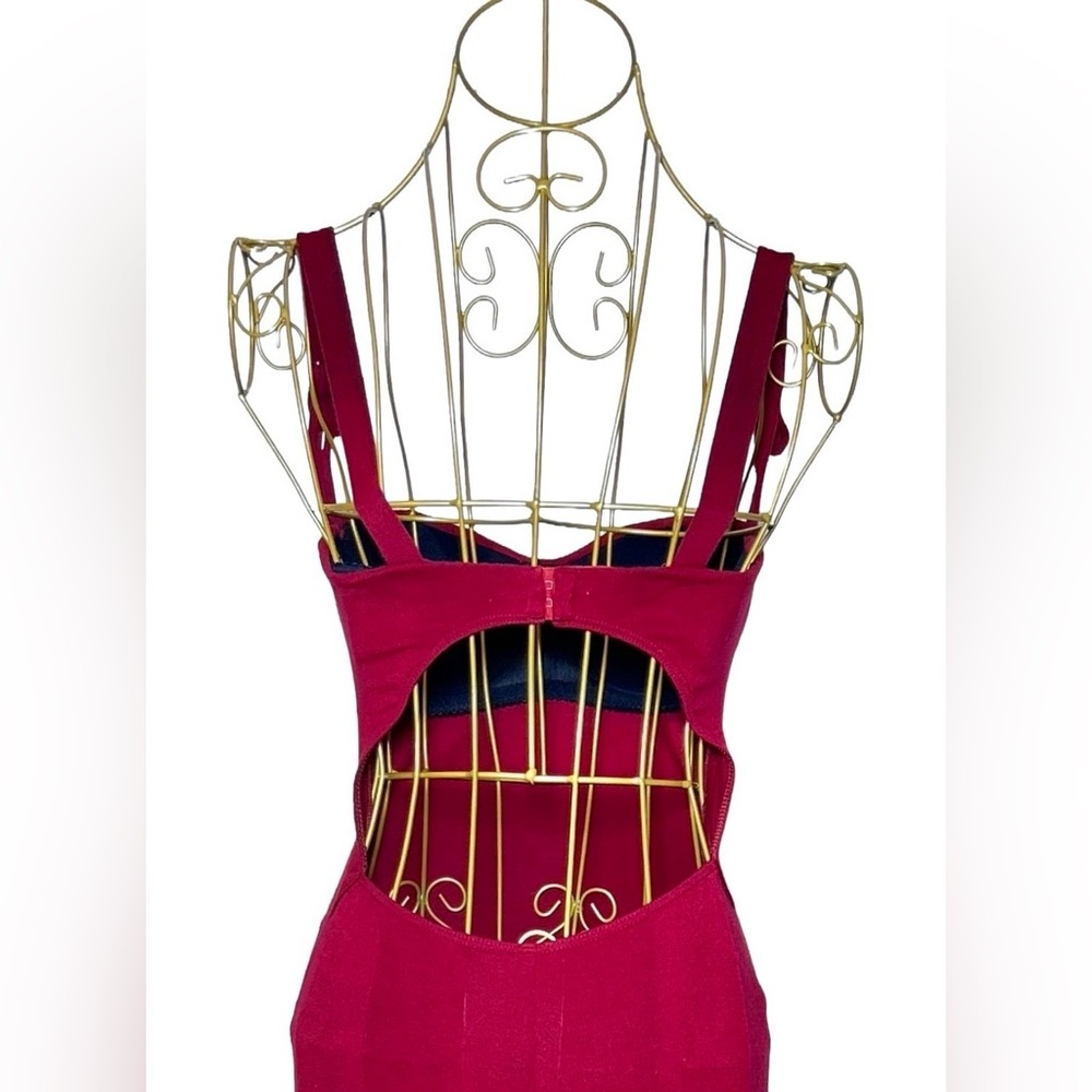 Cosabella Hot Pink Maxi Dress with Cutout Back - Picture 7 of 13
